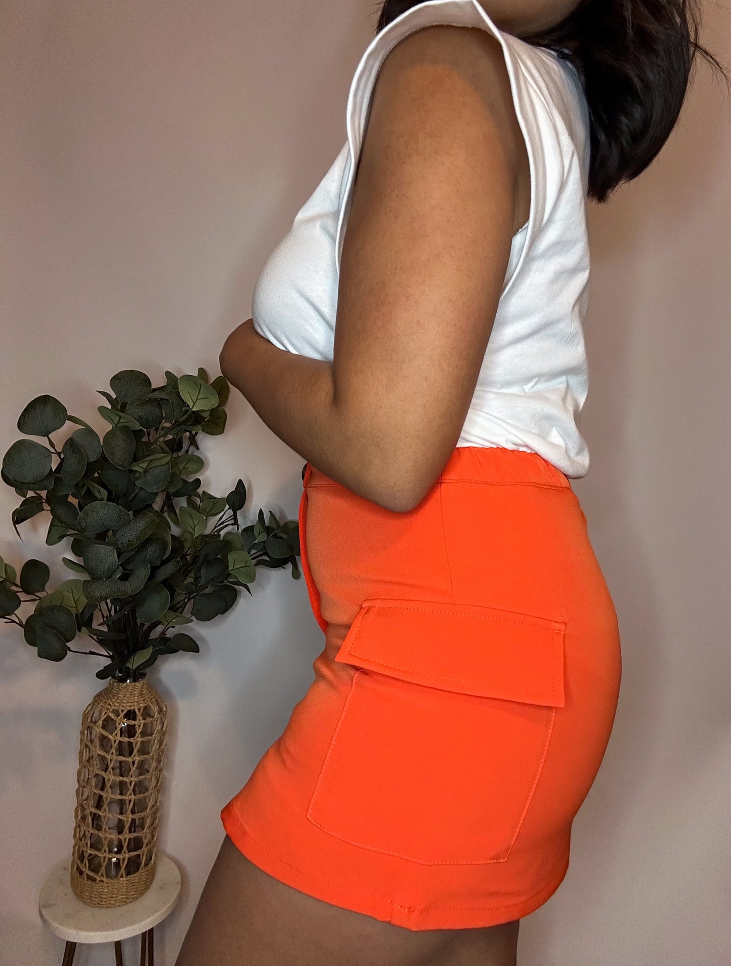 Citrus Cargo Skort